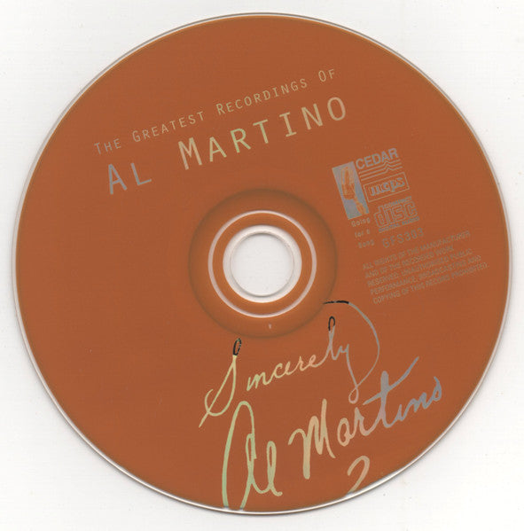 Al Martino : The Greatest Recordings Of Al Martino (CD)