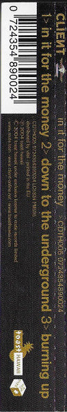 Client : In It For The Money (CD, Single)