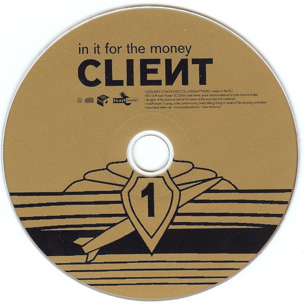 Client : In It For The Money (CD, Single)