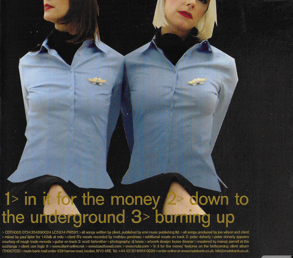 Client : In It For The Money (CD, Single)