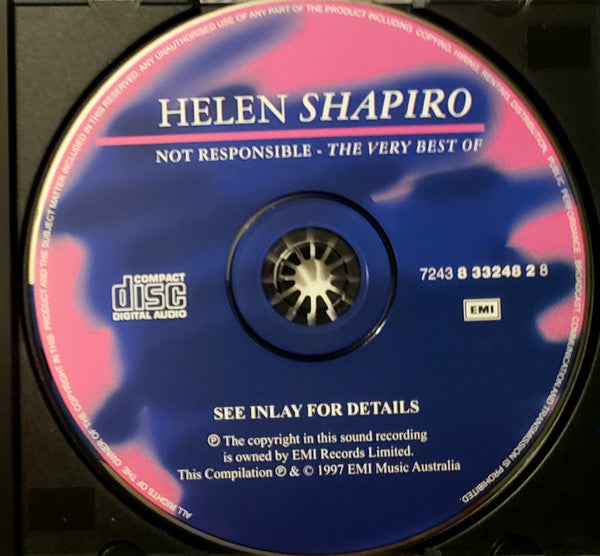 Helen Shapiro : Not Responsible - The Very Best Of (CD, Comp, Mono)