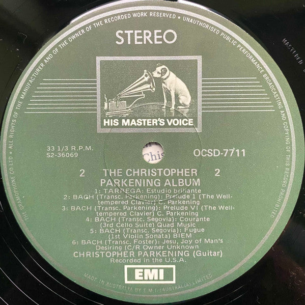 Christopher Parkening : The Christopher Parkening Album (LP, Album)