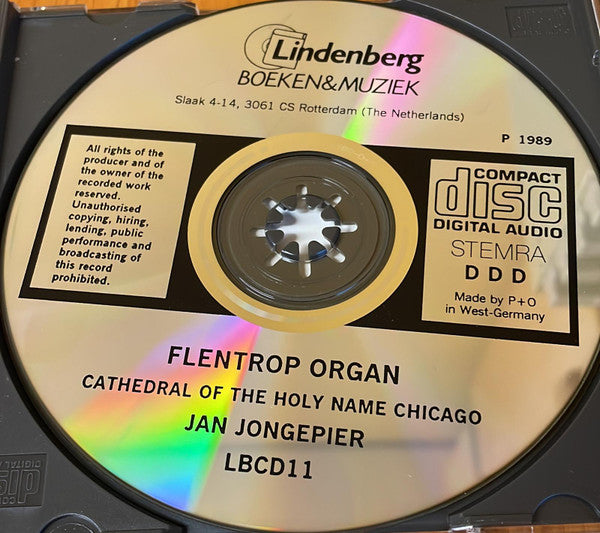 Jan Jongepier : Flentrop Organ Chicago (CD, Album)