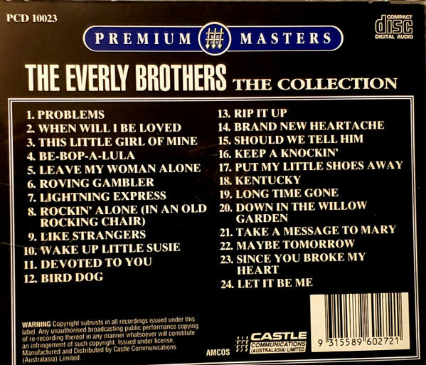 Everly Brothers : The Everly Brothers Collection (CD, Comp)