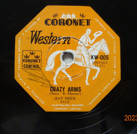 Ray Price : Crazy Arms / You Done Me Wrong (Shellac, 10")