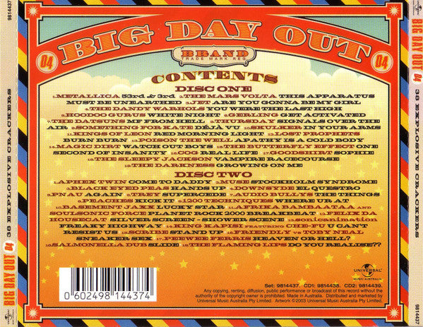 Various : Big Day Out 04: 38 Explosive Crackers (2xCD, Comp)