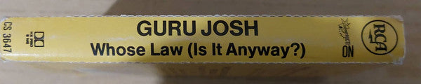 Guru Josh : Whose Law (Is It Anyway)? (Cass, Single)