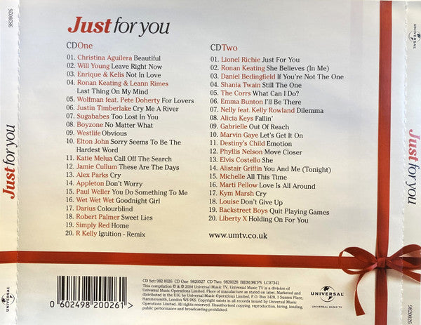 Various : Just For You (2xCD, Comp)