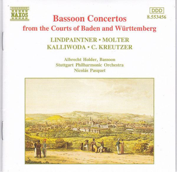 Peter Joseph von Lindpaintner • Johann Melchior Molter • Jan Kalivoda • Konradin Kreutzer • Albrecht Holder, Stuttgarter Philharmoniker, Nicolás Pasquet : Bassoon Concertos From The Courts Of Baden And Württemberg (CD)