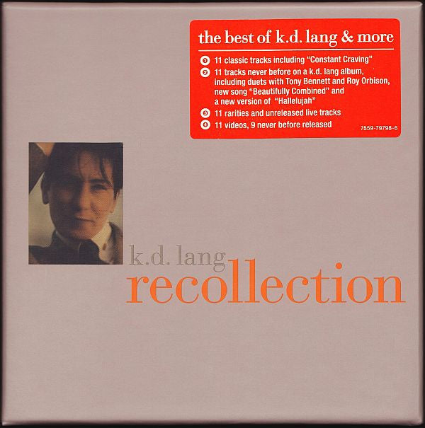 k.d. lang : Recollection (Box, Comp + 3xCD + DVD)
