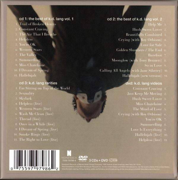 k.d. lang : Recollection (Box, Comp + 3xCD + DVD)