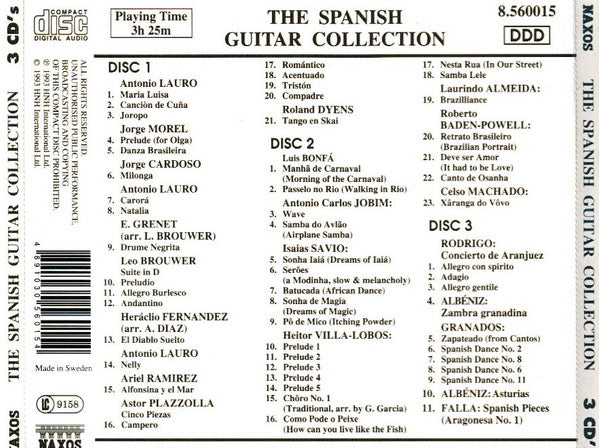 Gerald Garcia : The Spanish Guitar Collection (3xCD)