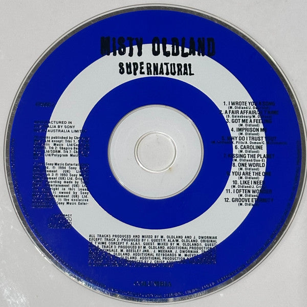 Misty Oldland : Supernatural (CD, Album)