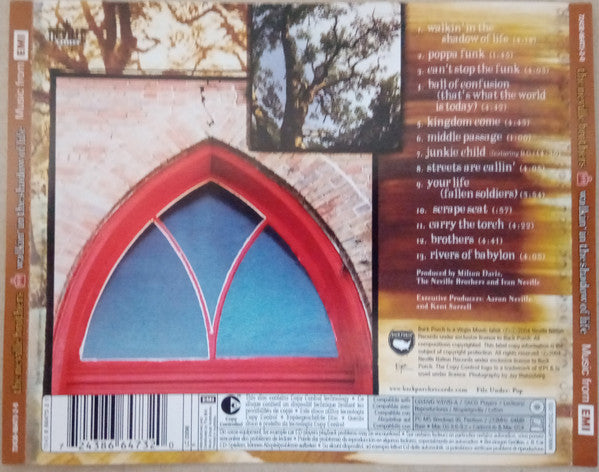 The Neville Brothers : Walkin' In The Shadow Of Life (CD, Album, Copy Prot.)