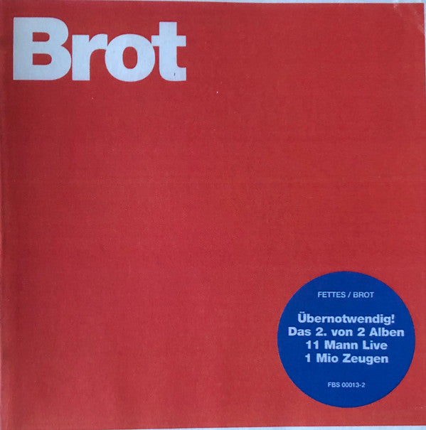 Fettes Brot : Brot (CD, Album, Gat)