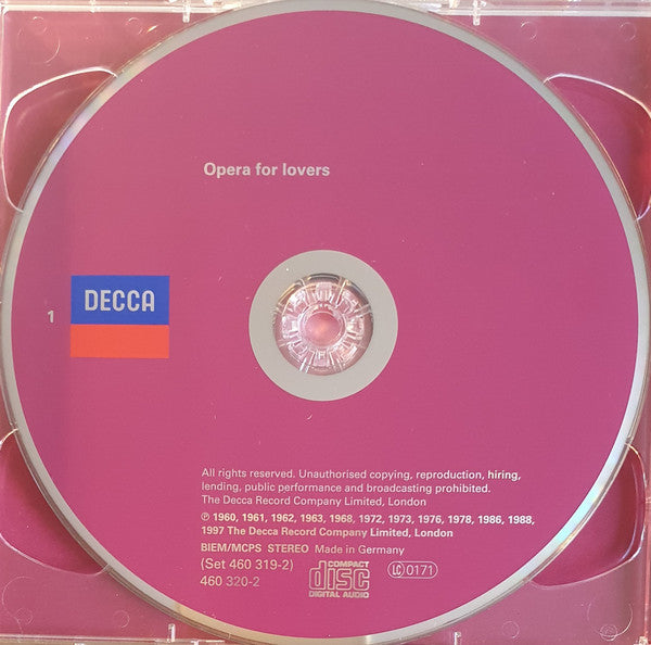 Various : Opera For Lovers (2xCD, Comp)