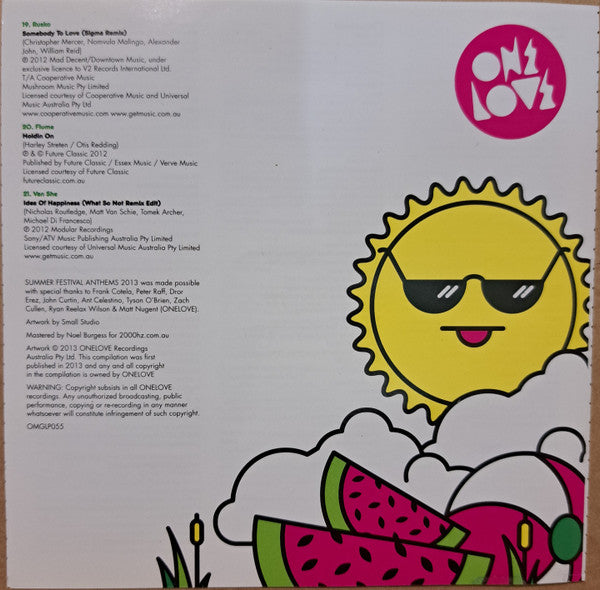 Various : Summer Festival Anthems 2013 (2xCD, Album, Comp, Mixed)