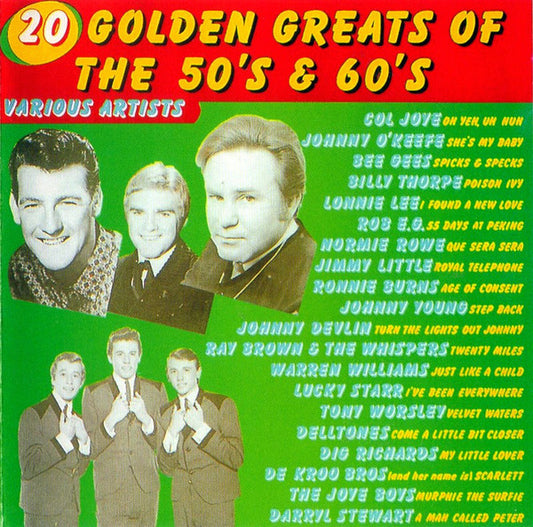 Various : 20 Golden Greats Of The 50's & 60's (CD, Comp)