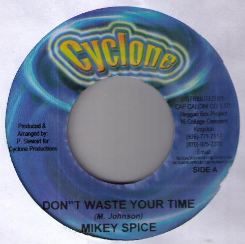 Mikey Spice : Don't Waste Your Time (7")