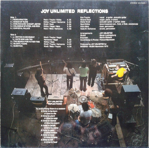 Joy Unlimited : Reflections (LP, Album)