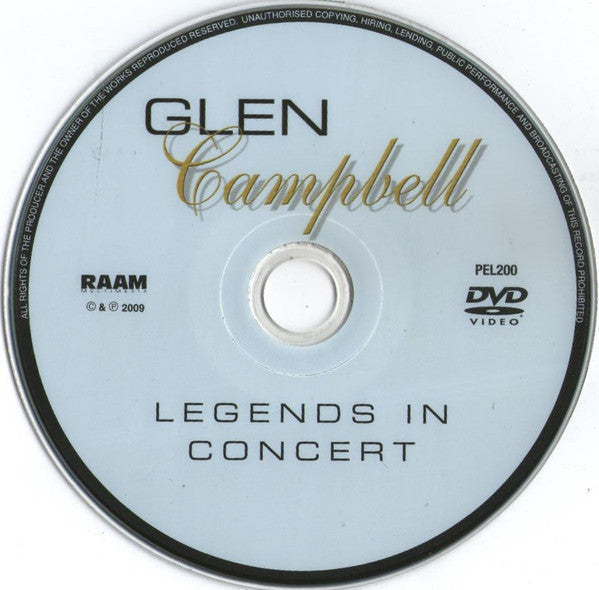 Glen Campbell : The Rhinestone Cowboy - Live In Dublin (DVD, Comp)