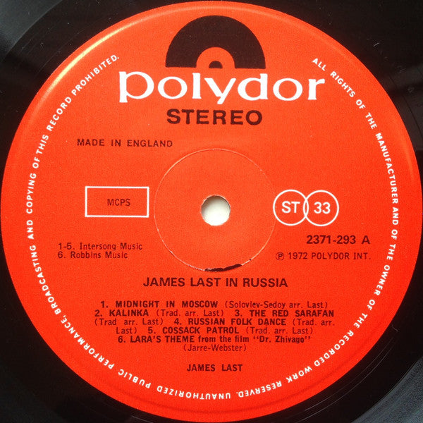 James Last : In Russia (LP, Album)