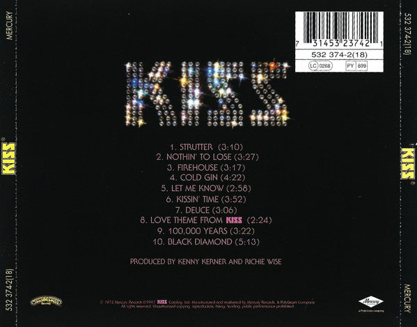 Kiss : Kiss (CD, Album, RE, RM, EDC)
