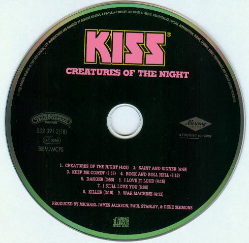 Kiss : Creatures Of The Night (CD, Album, RE, RM, PMD)