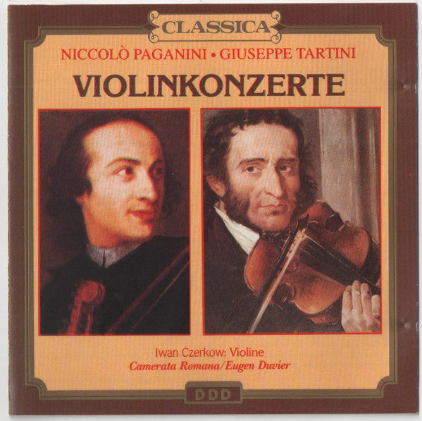 Various : Paganini-Tartini Violinkonzerte (CD, Comp)