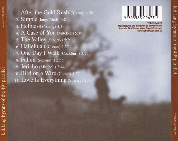 k.d. lang : Hymns Of The 49th Parallel (CD, Album)