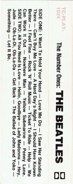 The Beatles : The Number Ones (Cass, Comp, Dol)