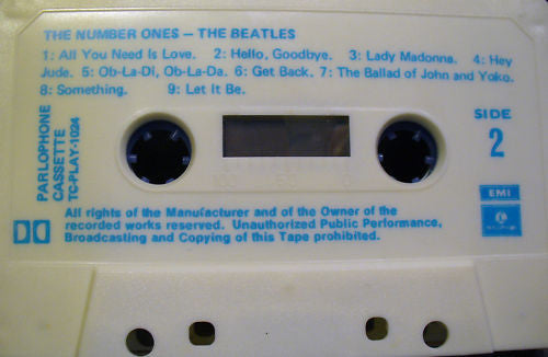 The Beatles : The Number Ones (Cass, Comp, Dol)