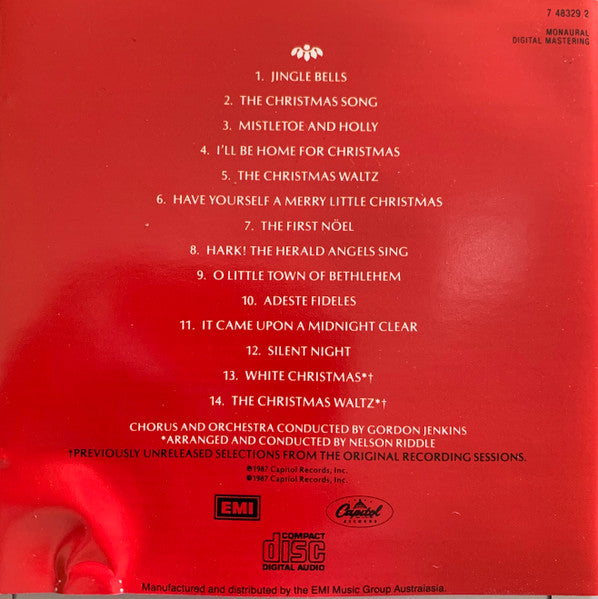 Frank Sinatra : A Jolly Christmas From Frank Sinatra (CD, Album, RE, RM)