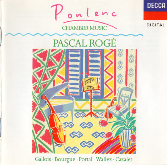 Poulenc*, Pascal Rogé : Chamber Music (CD, Album)