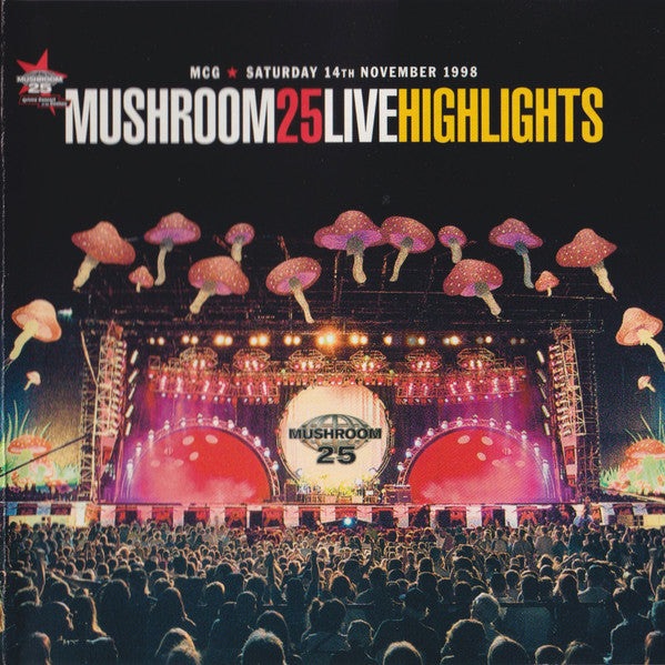 Various : Mushroom 25 Live Highlights (CD, Comp, Mixed, Reg)