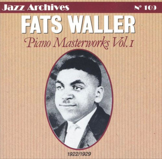 Fats Waller : Piano Masterworks Vol. 1 1922/1929 (CD, Comp, RM, AAD)