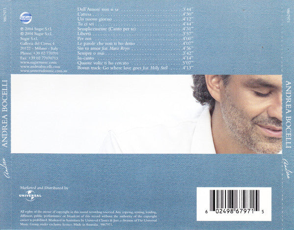 Andrea Bocelli : Andrea (CD, Album)