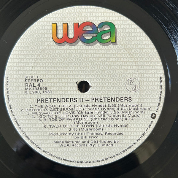 The Pretenders : Pretenders II (LP, Album)