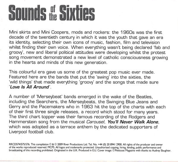 Various : Sounds Of The Sixties (3xCD, Comp + Box)