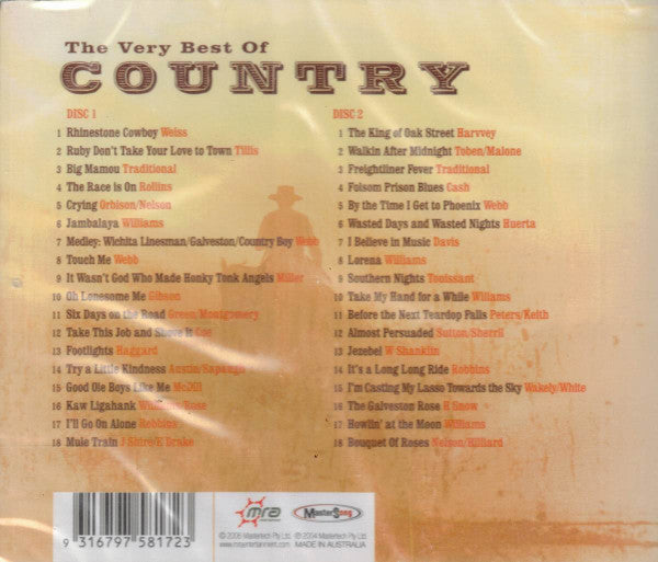 Various : The Very Best Of Country (2xCD, Comp)