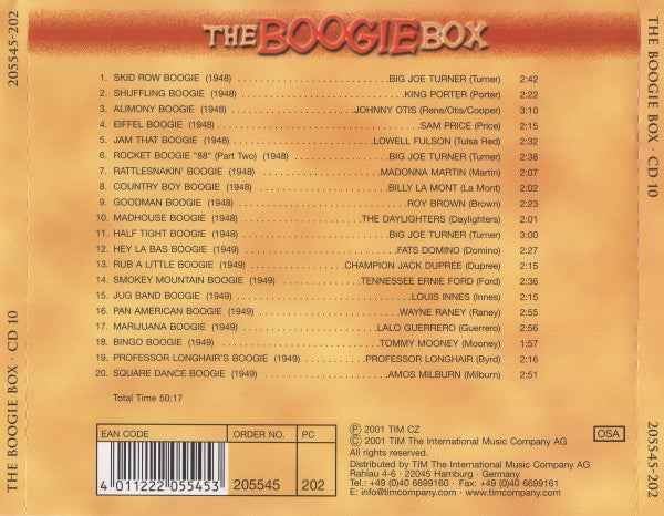 Various : The Boogie Box Vol.10 (CD, Comp)