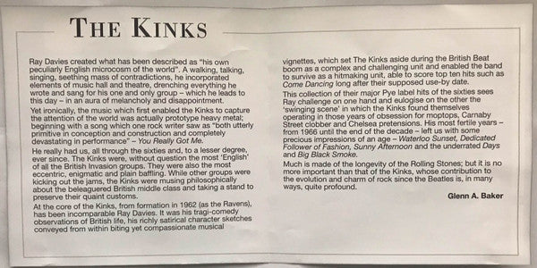 The Kinks : The Kinks (CD, Comp, RP, Son)
