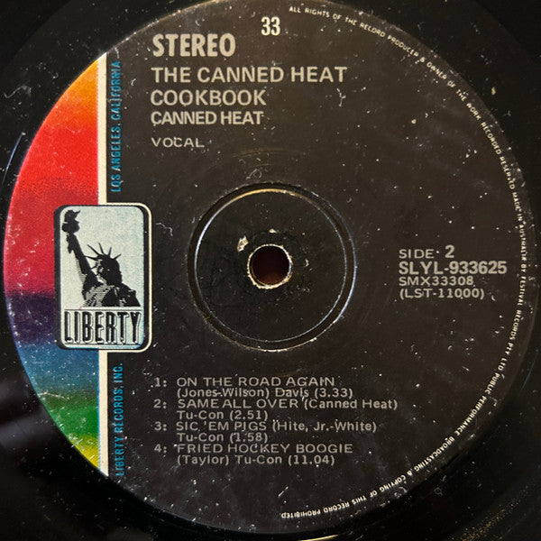 Canned Heat : The Canned Heat Cook Book (The Best Of Canned Heat) (LP, Comp)