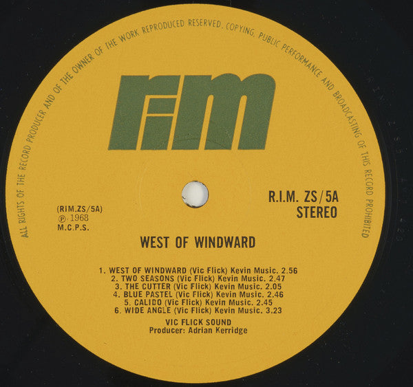 Vic Flick Sound* : West Of Windward (LP)