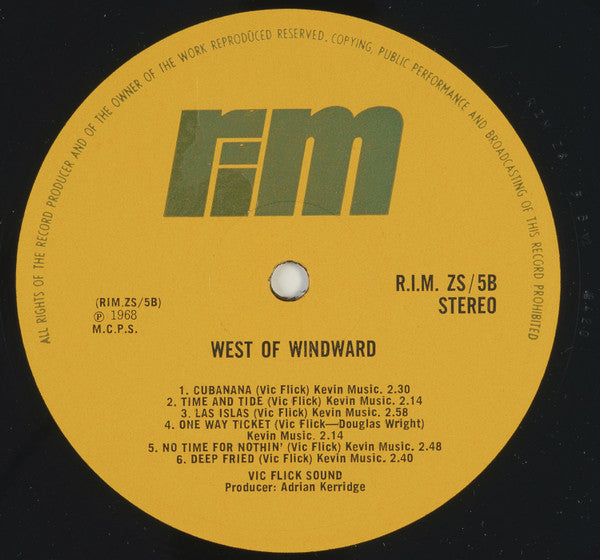 Vic Flick Sound* : West Of Windward (LP)