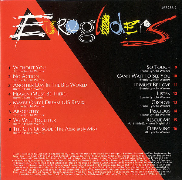 Eurogliders : Greatest Hits, Maybe Only I Dream (CD, Comp)