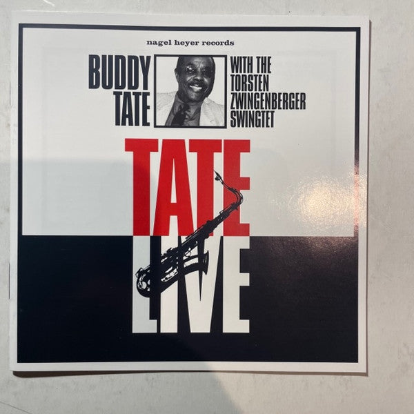 Buddy Tate With The Torsten Zwingenberger Swingtet : Tate Live (CD, Album)