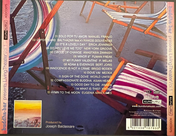 Joseph Baldassare : Buddha-Bar Presents Living Theater Vol. 1 (CD, Comp, Jew)