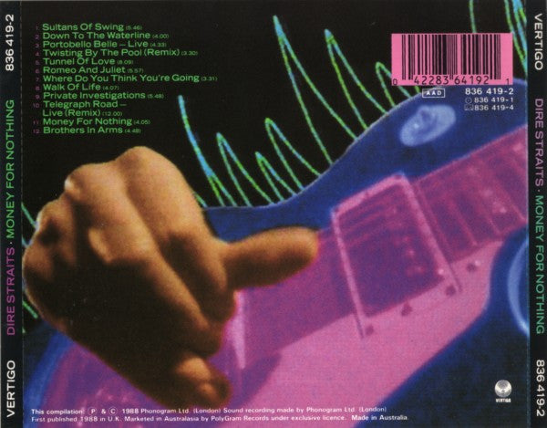 Dire Straits : Money For Nothing (CD, Comp)