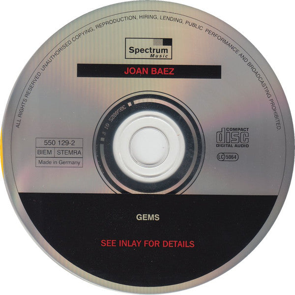 Joan Baez : The Essential Joan Baez: From The Heart - Live (CD, Album)